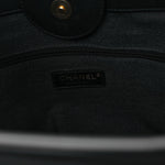 Calfskin Medium Deauville Tote Black
