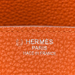 Togo Horseshoe Birkin 35 Orange Gris Perle