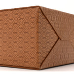 Calfskin Monogram Take Away Box Dusty Vintage Brown Gold