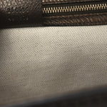 Metallic Calfskin Medium New Bamboo Top Handle Bag Bronze