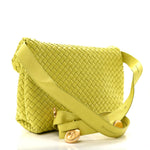 Nappa Intrecciato The Fold Crossbody Kiwi