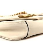 Calfskin Matelasse Mini GG Marmont Shoulder Bag White