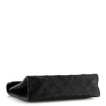 Lambskin Quilted Envelope Flap Black