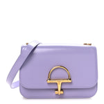Patent Siena Small Shoulder Bag Lapis