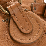 Calfskin Medium Paddington Satchel Tan