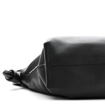 Nappa Calfskin Medium Flamenco Knot Clutch Black