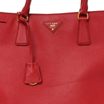 Saffiano Lux Large Tote Fuoco