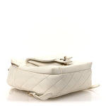 Caviar Quilted Small CC Day Backpack White