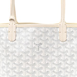 Goyardine Reversible Mini Anjou White