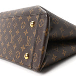Monogram Flower Tote Black