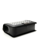 Caviar Quilted New Medium Boy Flap Black