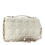 Lambskin Cannage Mini My Dior Bag Latte