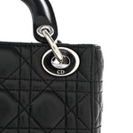 Lambskin Cannage Mini Lady Dior Black