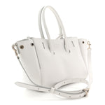 Smooth Calfskin Mini Bel Air Carry All Bag White