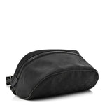 Nylon Monogram Fanny Pack Belt Bag Black