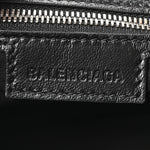 Agneau Arena Mini Le Cagole Duffle Crossbody Bag Black