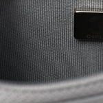 Caviar Quilted Boy Wallet On Chain WOC Grey