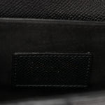 Grained Calfskin Mini Saddle Bag Black