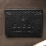 GG Supreme Monogram Azalea Calfskin Mini Retro Interlocking G Bag Black