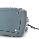 Caviar Quilted CC Timeless Soft Tote Blue