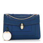 Calfskin Serpenti Forever Shoulder Bag Navy