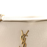 Grained Lambskin Monogram Medium Niki Chain Satchel Crema Soft