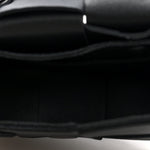 Lambskin Maxi Intrecciato Extra Mini Cassette Crossbody Bag Black