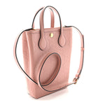 Gilbert Calfskin Jumbo GG Embossed Mini Tote Bag  Dusty Carmine