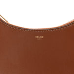 Smooth Calfskin Medium Strap Ava Shoulder Bag Tan