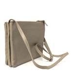 Lambskin Large Trio Crossbody Bag Beige