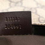 GG Plus Monogram Messenger Diaper Bag Dark Brown