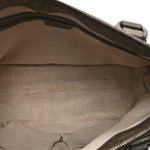 Metallic Cellarius Calfskin Small Soho Top Handle Satchel Sasso