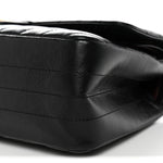Aged Calfskin Chevron Quilted 2.55 Reissue 225 Flap Black