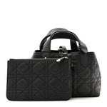 Calfskin Macrocannage Small Toujours  Black