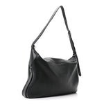 Supple Calfskin Large Romy Shoulder Bag Black
