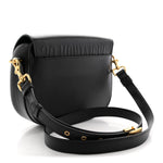 Box Calfskin Medium Bobby Flap Black