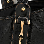 Patent Medium Pelham Shoulder Bag Black