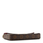 Monogram Pochette Felicie Chain Wallet Fuchsia