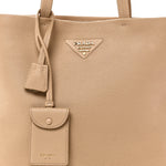 Vitello Daino Soft Large Tote Bag Sabbia