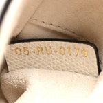 Grained Calfskin Mini Saddle Bag White