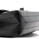 Aged Calfskin Quilted 2.55 Reissue Mini Flap So Black