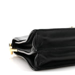 Calfskin Soft Sound Charms Shoulder Bag Black