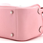 Taurillon Clemence Verso Mini Lindy 20 Rose Sakura Gris Perle