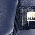 Goatskin Quilted Maxi Chanel 19 Flap Dark Blue