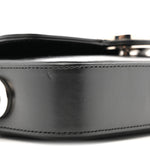 Senna Calfskin Petite GG Top Handle Shoulder Bag Black