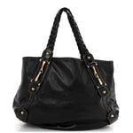 Patent Medium Pelham Shoulder Bag Black