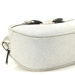 Rainbow Glitter Vara Bow Camera Bag Silver