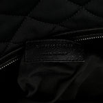 Calfskin Quilted ES Giant Travel Bag Black