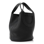 Taurillon Clemence Swift In-The-Loop 18 Bag Black