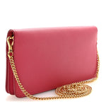 Saffiano Metal Mini Crossbody Bag Peonia